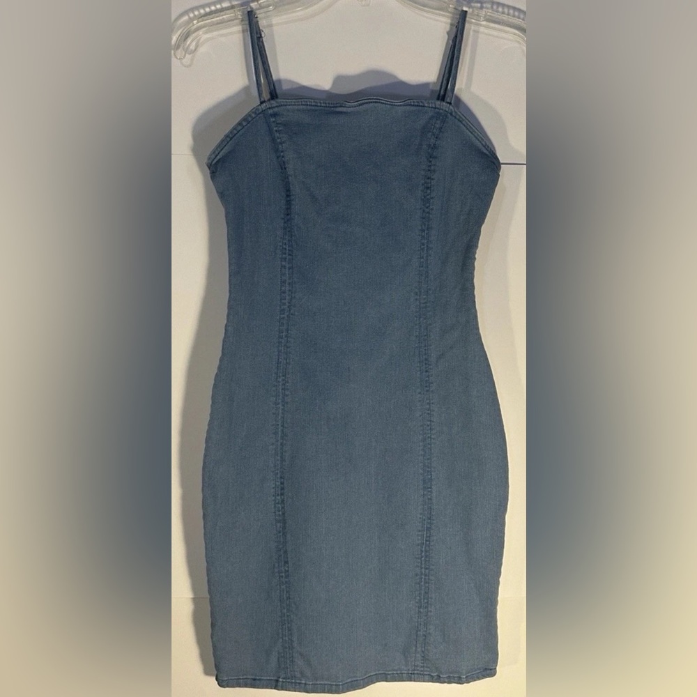 Denim Jean Retro 90’s Dress Vintage Y2K Blue Small